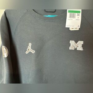 Michigan Nike Jumpman College Football Playoffs Crewneck Sweater- NWT
